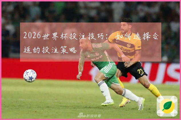 2026世界杯投注技巧：如何选择合适的投注策略